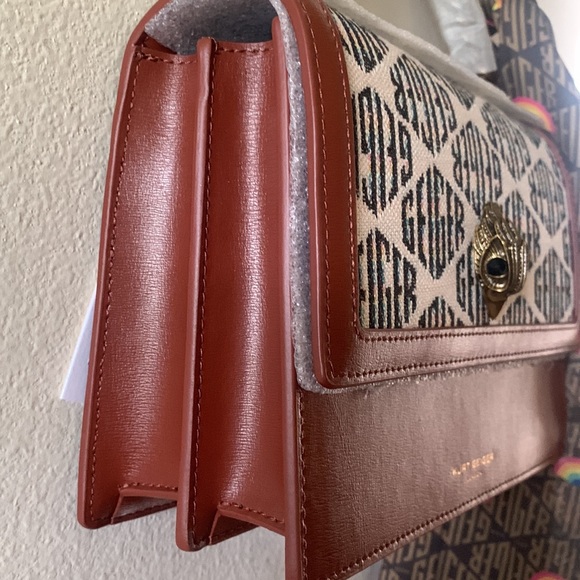 Kurt Geiger London Shoreditch Monogram Leather Shoulder Bag - Picture 5 of 16